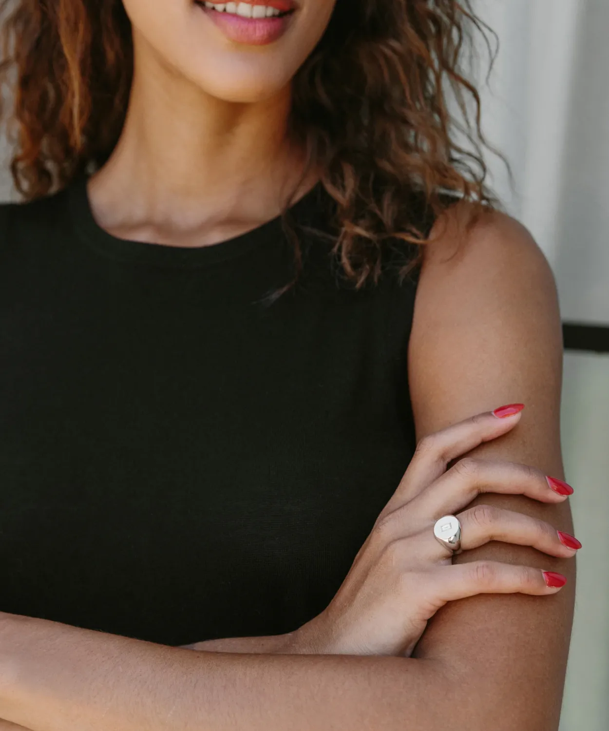 Sale Gemma Baguette Signet Ring Women Jewelry