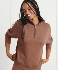 New Half Zip Sweatshirt Women Sweatshirts