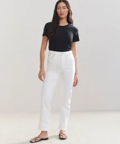 Outlet High Rise Stovepipe Jean Women Denim