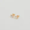 Best Ivy Emerald Cut Studs Women Jewelry
