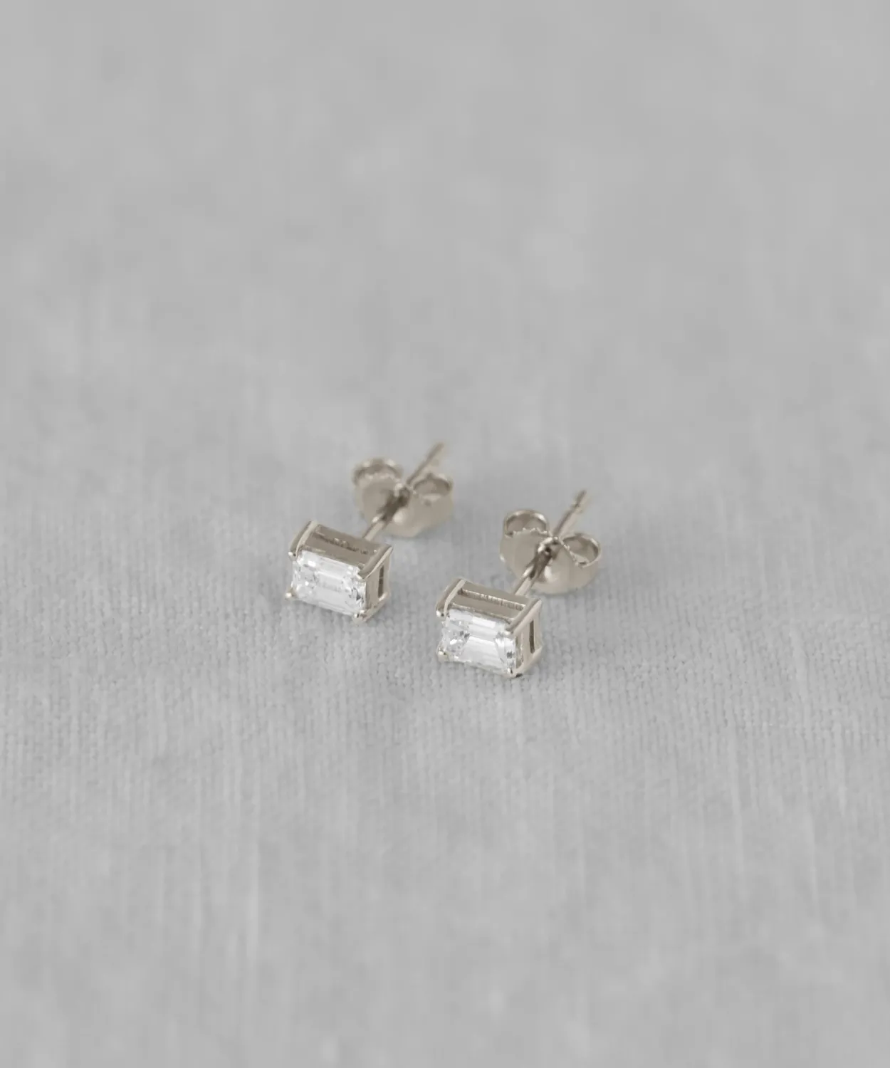 Outlet Ivy Emerald Cut Studs Women Jewelry