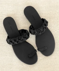 Hot Leather Braided Strap Sandal Women Swim & Beach