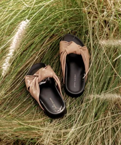 Outlet Leather Knot Sandal Women Swim & Beach