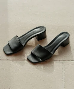 Best Leather Miller Heeled Slide Women Heels