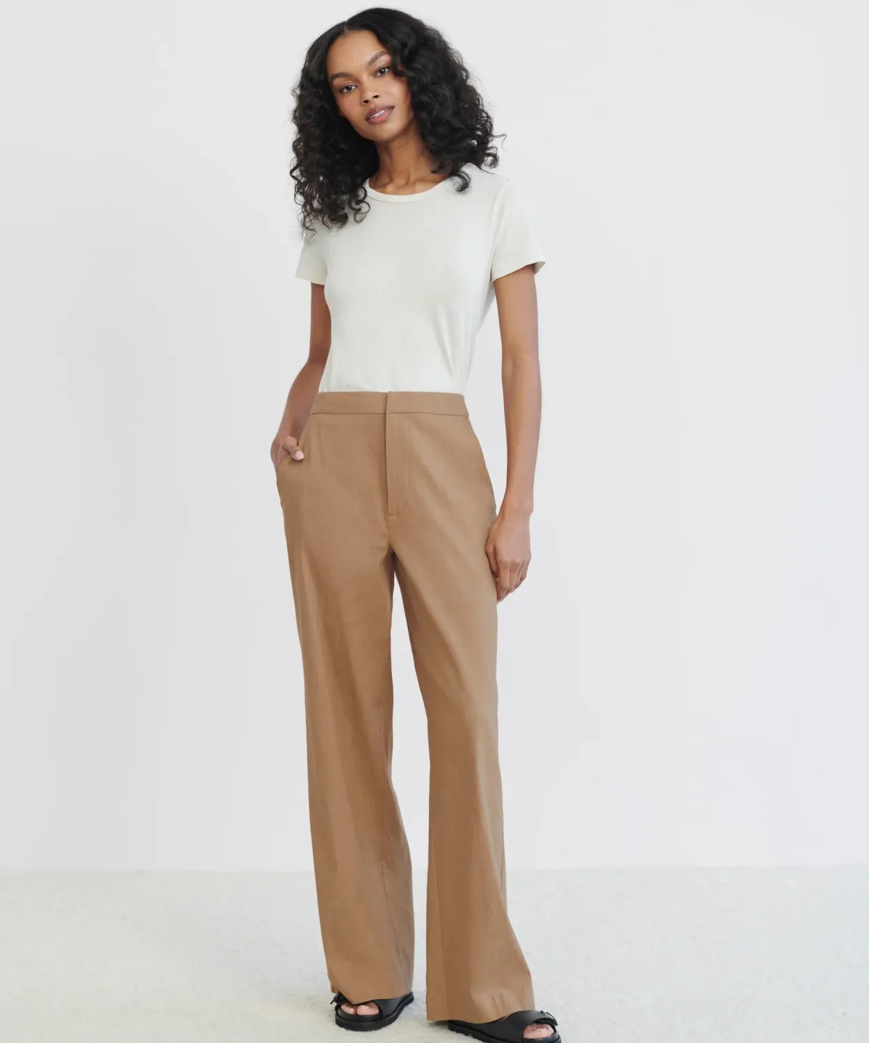 Fashion Linen Keaton Pant Women Trousers