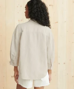 Fashion Linen Logan Shirt Women Button-Ups