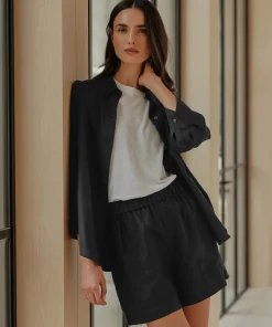 Fashion Linen Logan Shirt Women Button-Ups