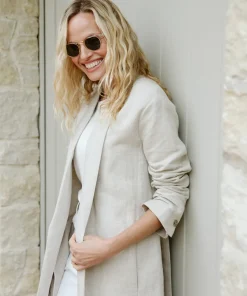 Clearance Linen Trench Coat Women Coats