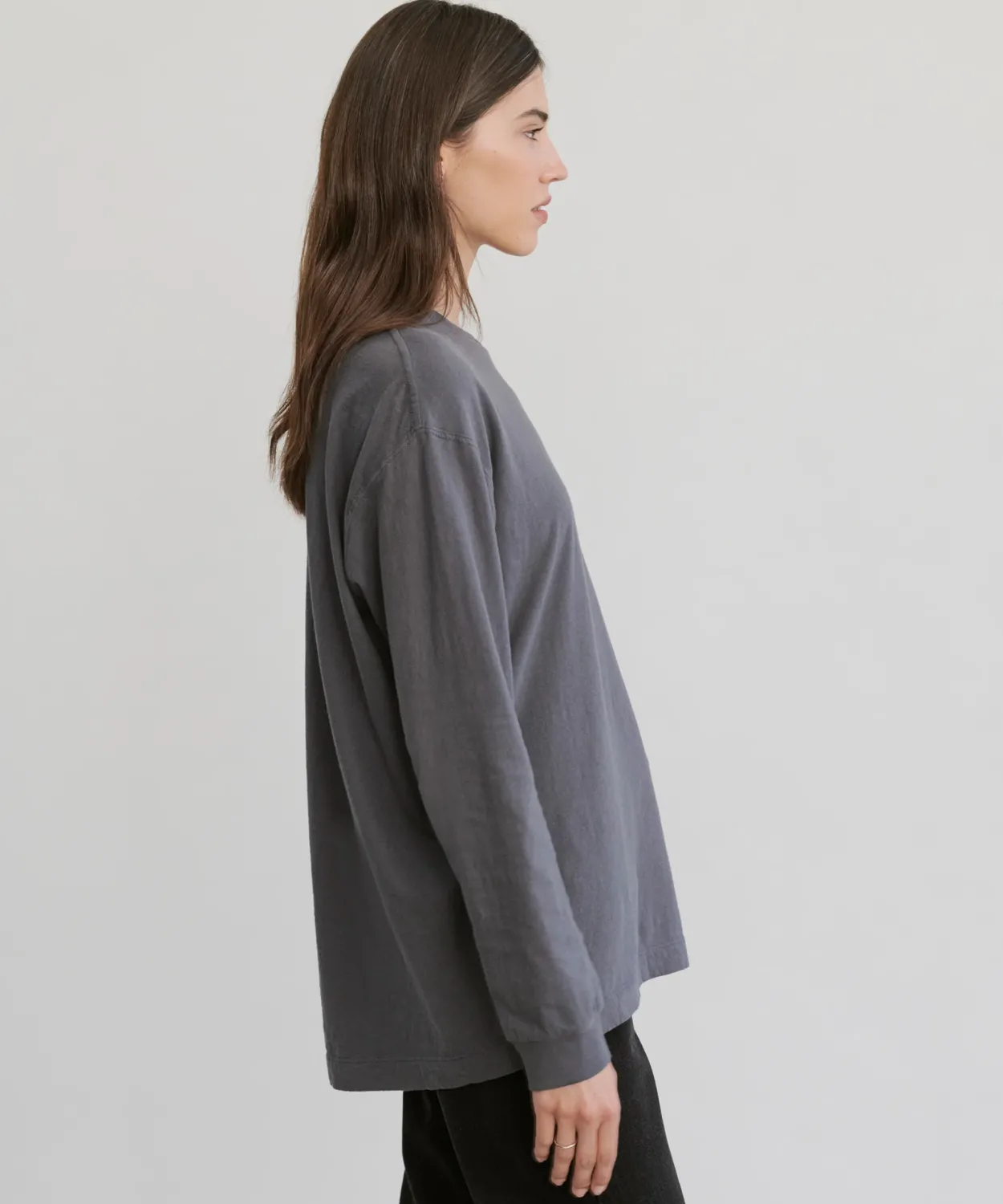 Sale Long-Sleeve Vintage Pocket Tee Women Tees & Tanks