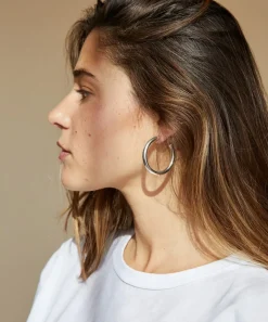 Best Medium Everyday Hoops Women Jewelry