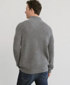 New Men'S Wool Half Zip Men Men'S Clothing