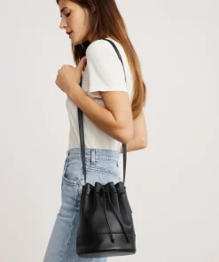 Discount Mini Leather Drawstring Bag Women Handbags & Clutches