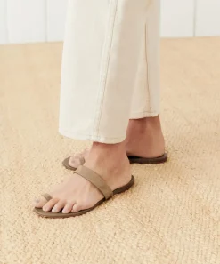 Sale Oiled Leather Strap Sandal Women Sandals