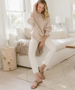 Sale Oiled Leather Strap Sandal Women Sandals