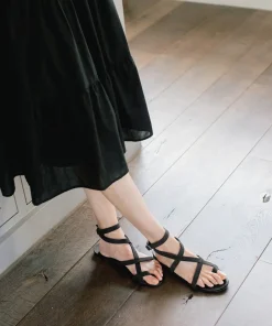 Clearance Oiled Leather Strappy Sandal Women Swim & Beach