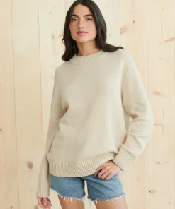 Fashion Oversized Crewneck Women Pullovers