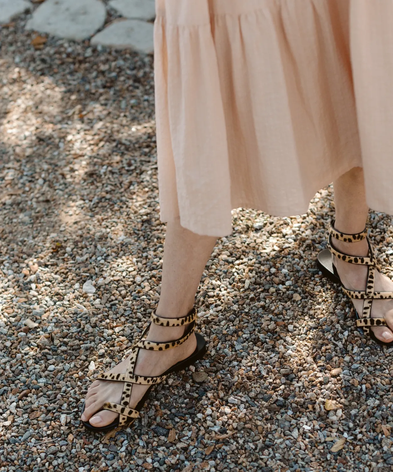 Best Pony Hair Strappy Sandal Women Sandals