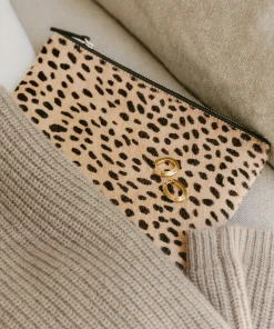 Best Pony Hair Zip Pouch Women Handbags & Clutches