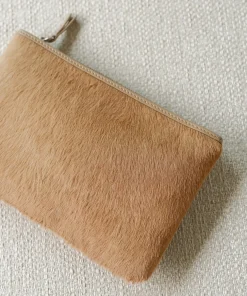 Best Pony Hair Zip Pouch Women Handbags & Clutches