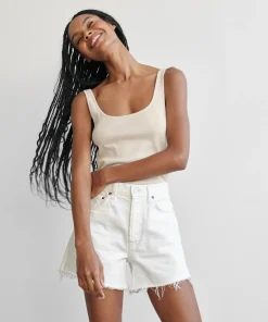 Fashion Rib Tank Women Tees & Tanks