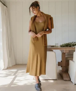 Clearance Satin Slip Dress Women Slip Dresses