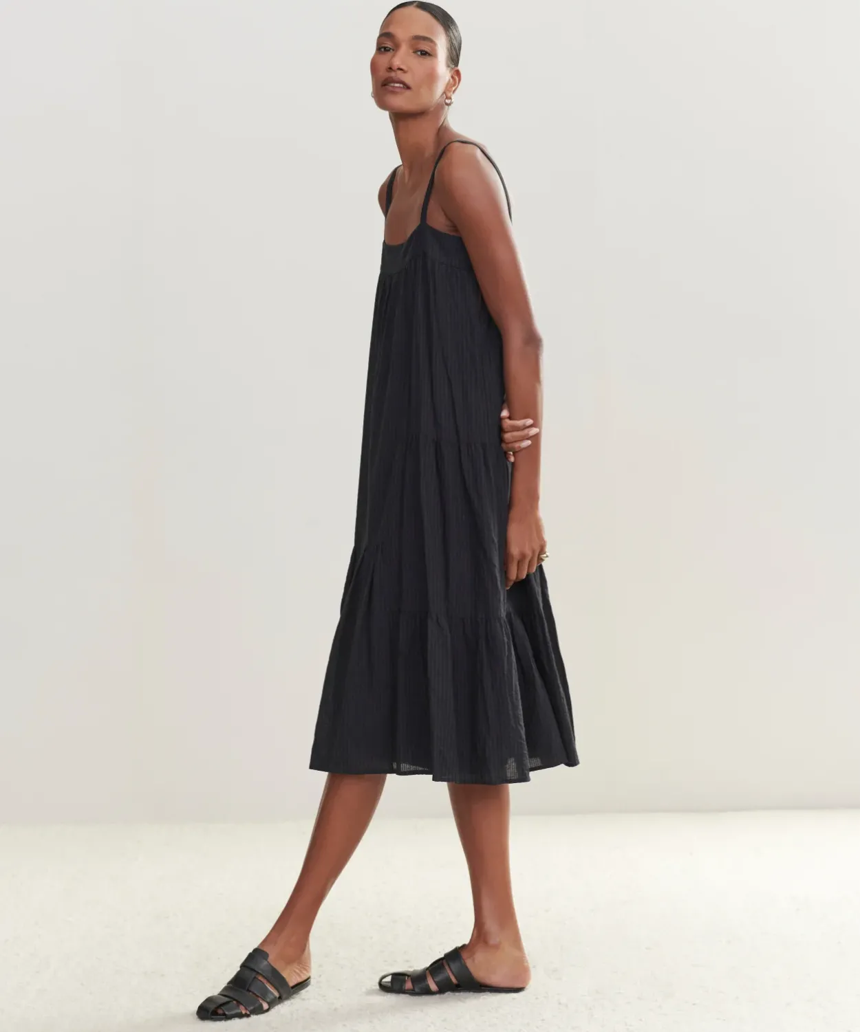 Online Seersucker Summer Dress Women Swim & Beach