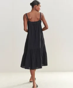 Online Seersucker Summer Dress Women Swim & Beach
