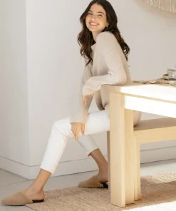 Clearance Shearling Mule Women Flats