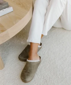 Discount Shearling-Lined Moc Clog Women Mocs