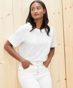 Fashion Vintage Pocket Tee Women Tees & Tanks