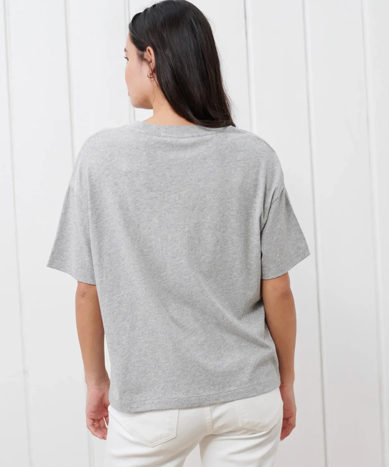 Fashion Vintage Pocket Tee Women Tees & Tanks